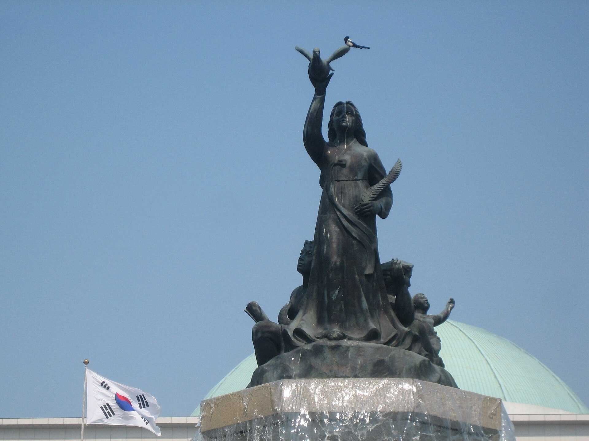 A view of National Assembly Building of South Korea in Yeouido, Seoul, South Korea