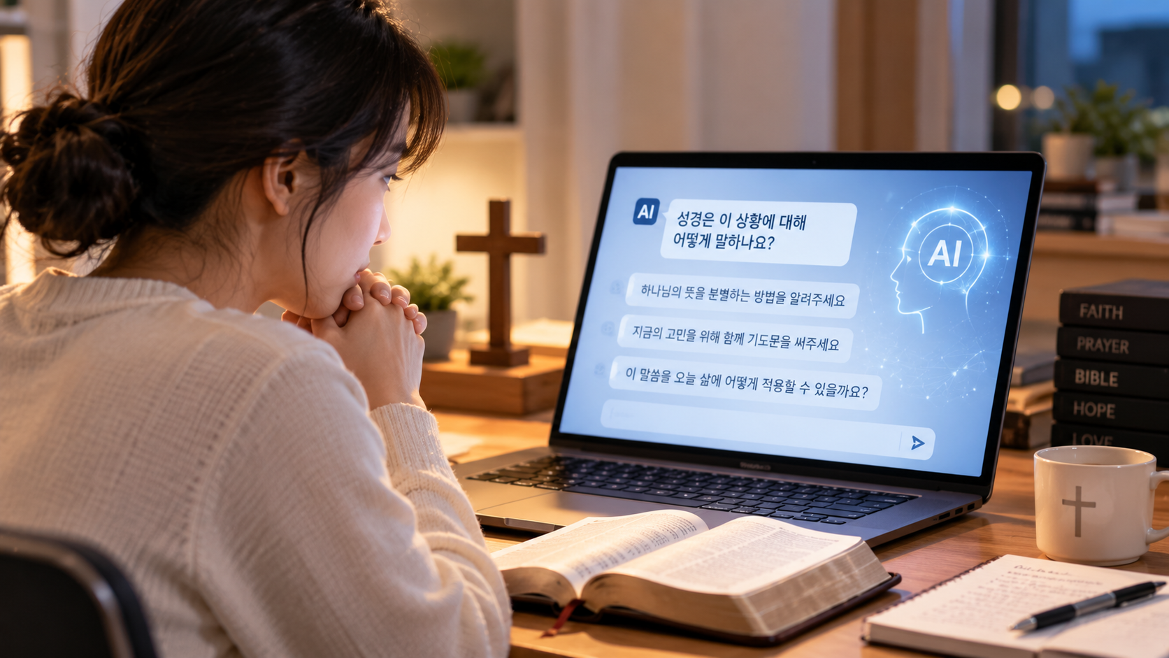 목사님 대신 AI에 묻는 신앙인 ‘프롬프트 크리스천’